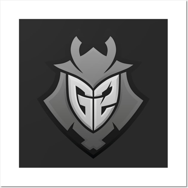 CSGO - G2 / Kinguin (Team Logo + All Products) Wall Art by auxentertainment